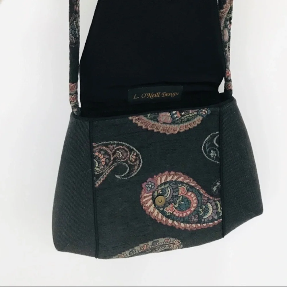 NEW L. O’NEILL Design Handbag with Paisley Print‎ - Picture 4 of 5